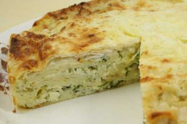 Пироги с сыром и зеленью
